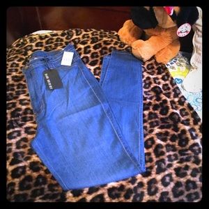 Fashion Nova Blue High Waist Skinny Legged Jeans